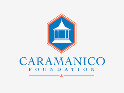 Caramanico Foundation Logo blue cambodia coral logo non profit pagoda