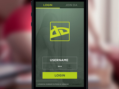 deviantART concept app / login android app application art concept deviant deviantart fan iphone mobile