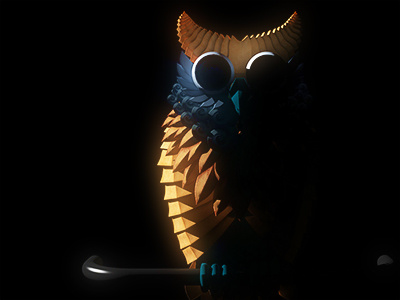 Rise of Owltron ツ 3d animatronics bird bot camera chrome dark electric eyes fog glow lightning mechanic mechanics mechatronics metal mood myth nebula owl rendered robot robotic rust rusty