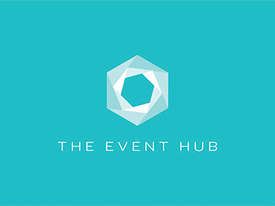 Event Hub logo Round 3B branding collateral design geometric identity logo modern promotional tradeshow