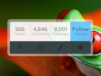 TweetDeck (Pure CSS3/HTML5) css3 hover icons popover social ui web widget