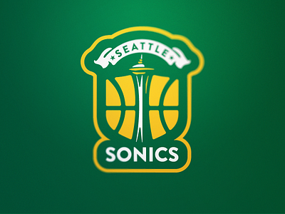 Sonics Idea basketball nba seattle sonics sport super supersonics