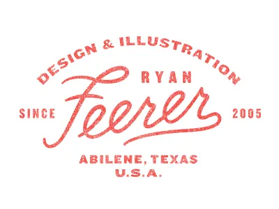 The new me. abilene brand branding custom type feerer logo rebrand ryan script texas type typography