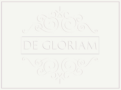 For the Glory Of... fashion fs rome ornament shadow soft type
