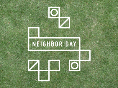 Neighbor Day boxes branding neighbor