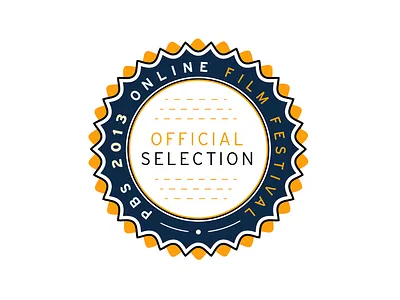 Filmmaker Badge v1 badge blue film gold official pbs