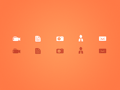 Icons avatar camera contact. icons iphone mail photos resume social ui video