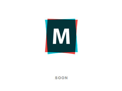Soon coming holding soon splash temporary