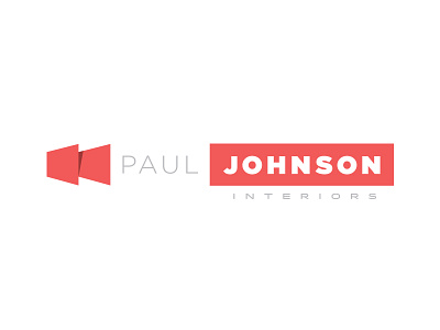 Paul Johnson Interiors gotham idlewild logo mark red