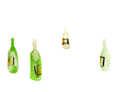 Bottles drawing