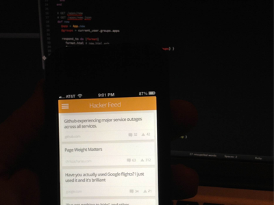 HackerNews Feed hacker news ios iphone