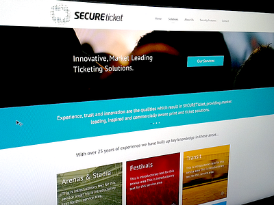 Secure ticket update app blog blue clean design icon illustration iphone logo typography ui