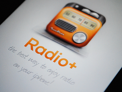 Radio App Splash Screen (@2x) icon ios iphone loading radio splash screen