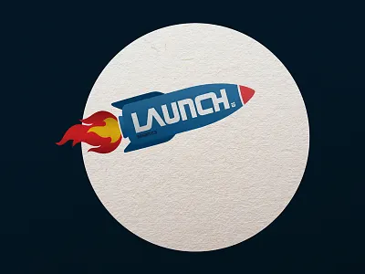 Rocket Launch to paper moon apollo flame illustration lunar lunar mission missile mission moon nasa planet rocket space space ship thrust voyage