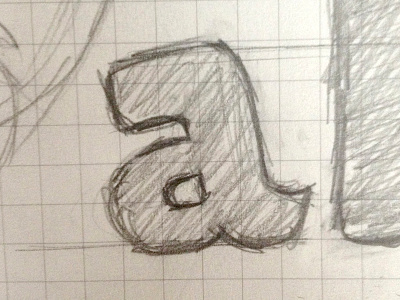 a a pencil sketch type typography