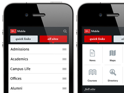 BU Mobile interactive mobile