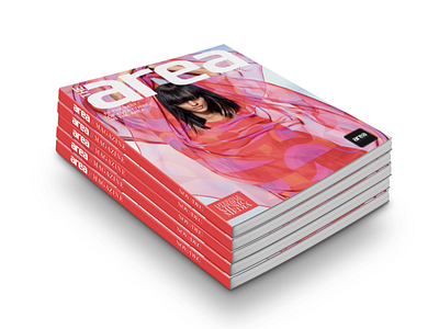 The Area Magazine cover editorial editorial design graphic design magazine presentation sassoon salon vidal sassoon