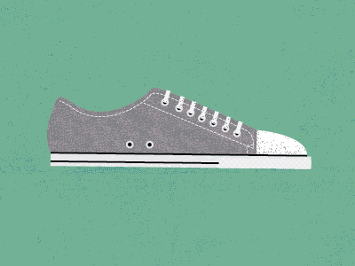 One Star converse grey illustration shoe shoes