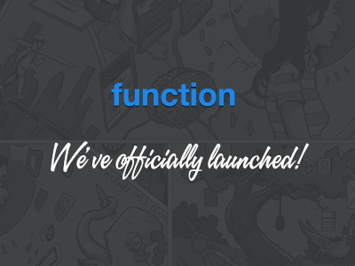 function is live background illustration launch portfolio work