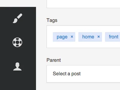 Blogging interface amberjournal blogging fields tagging