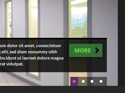 First rough design pass pager rough slideshow ui ux web site