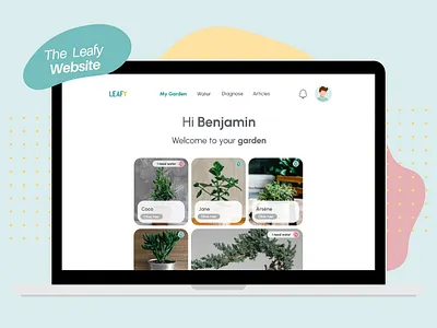 UX | UI Design : Leafy Web app design graphic design ui ux