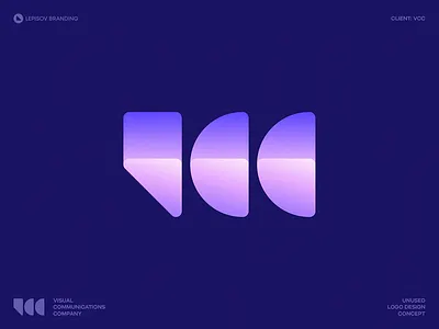 VCC Unused Logo Concept V5 blockchain branding design electronics gradient icon identity industry led lepisov lettering lighting logo production tech type typography web3