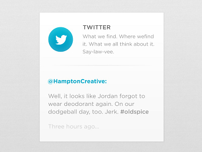 Social Cards design proxima nova twitter web web design