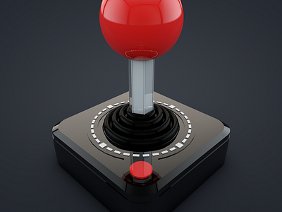 Joystick 3d cinema 4d game joystick