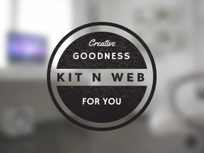 Kit N Web logo stamp