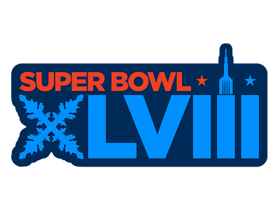 Superbowl XLVIII Logo 2014 football new york illustrator nfl roman numerals snowflake superbowl uniwatch xlviii