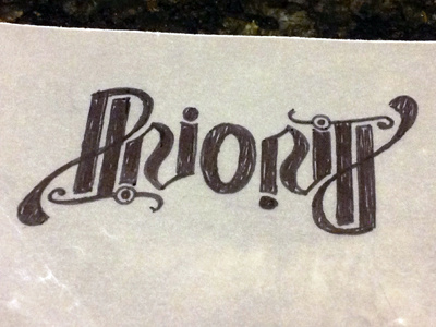 What's yours? ambigram hand lettering lettering typography