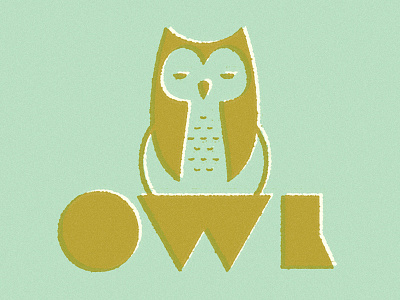 LOGO exploration icon offset owl