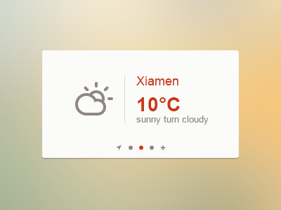 weather widget interface ui weather widget