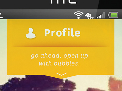 Profile Dropdown app design drop down melissa feudi profile