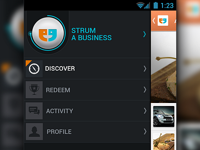 Android Side-Bar Navigation @2x android button navigation press progress rotate side bar sidebar ui ux vector