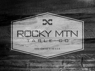 Rocky Mountain Table Company colorado denver drew drew wallace furniture logo rocky mountains table wallace wood