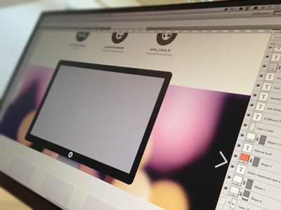 Working on a little something... 2013 add black design website white