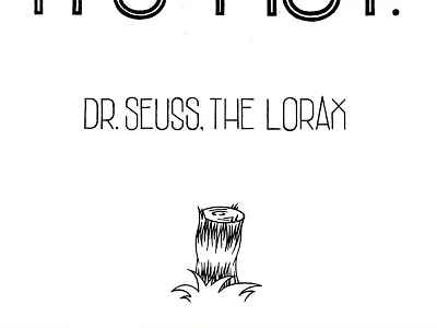 Unless... Part 4 hand drawn ink quote type