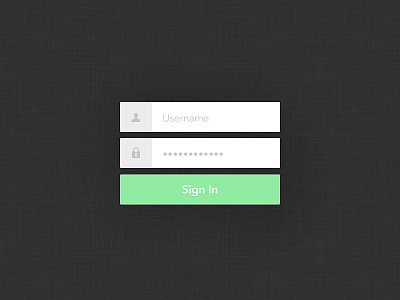 Sign In Element avenir clean elements flat free freebies minimal psd registration sign in sign up ui user interface ux web