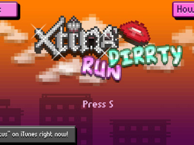 Xtina Dirrty Run dirrty game html5 music pop run video xtina