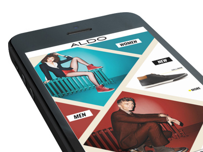 Aldo Shoes App Concept aldo app iphone shoes ui