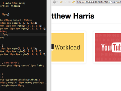 Portfolio Preview (WIP) code portfolio preview wip