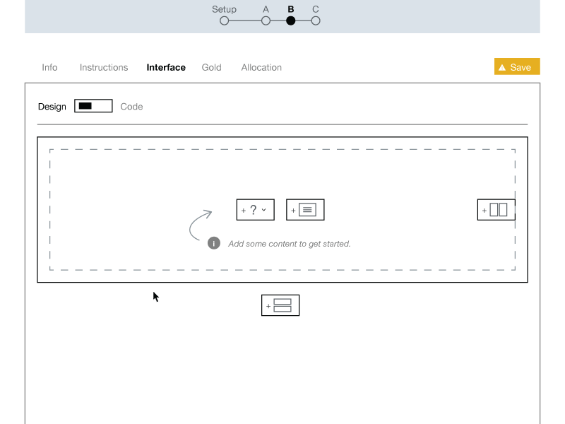 Layout Builder Interaction animation app form gif product samahub ui web wireframe wysiwyg