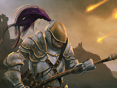 Battle Suit armor art concept design fantasy illustration knight medieval