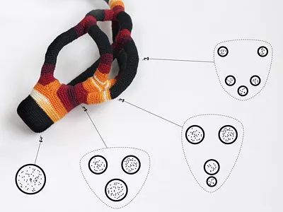 in the slice crochet etsy illustration slice