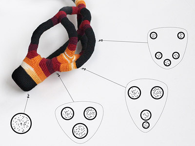 in the slice crochet etsy illustration slice