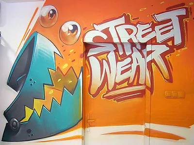 Trap Shop bulgaria dimitrov erase eyes georgi graffiti illustration shop sofia street trap wall wear