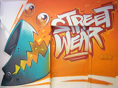Trap Shop bulgaria dimitrov erase eyes georgi graffiti illustration shop sofia street trap wall wear