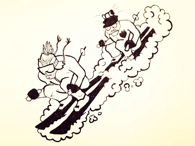 LoGoLoG 1/2/13: "Skiiding Ticket" 5 0 branding bristol chase cloud cop hat identity illustration logo mountain officer pole police ski snow ticket winter